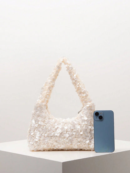 Shoulder Bag, Sequin Bag, Women's Bag, Evening, Party Outfit, Dance Party Accessory, Wedding Supplies, Wedding Supplies, Elegant Women's Wallet, Gift