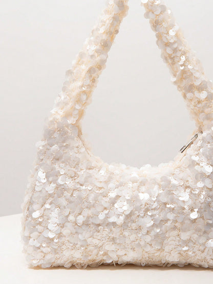 Shoulder Bag, Sequin Bag, Women's Bag, Evening, Party Outfit, Dance Party Accessory, Wedding Supplies, Wedding Supplies, Elegant Women's Wallet, Gift