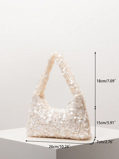 Shoulder Bag, Sequin Bag, Women's Bag, Evening, Party Outfit, Dance Party Accessory, Wedding Supplies, Wedding Supplies, Elegant Women's Wallet, Gift