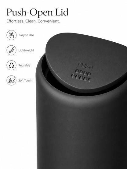 Silicone Car Trash Can, Creative & Fashionable Mini Car Storage Organizer Box, Cute Car Interior Waste Bin