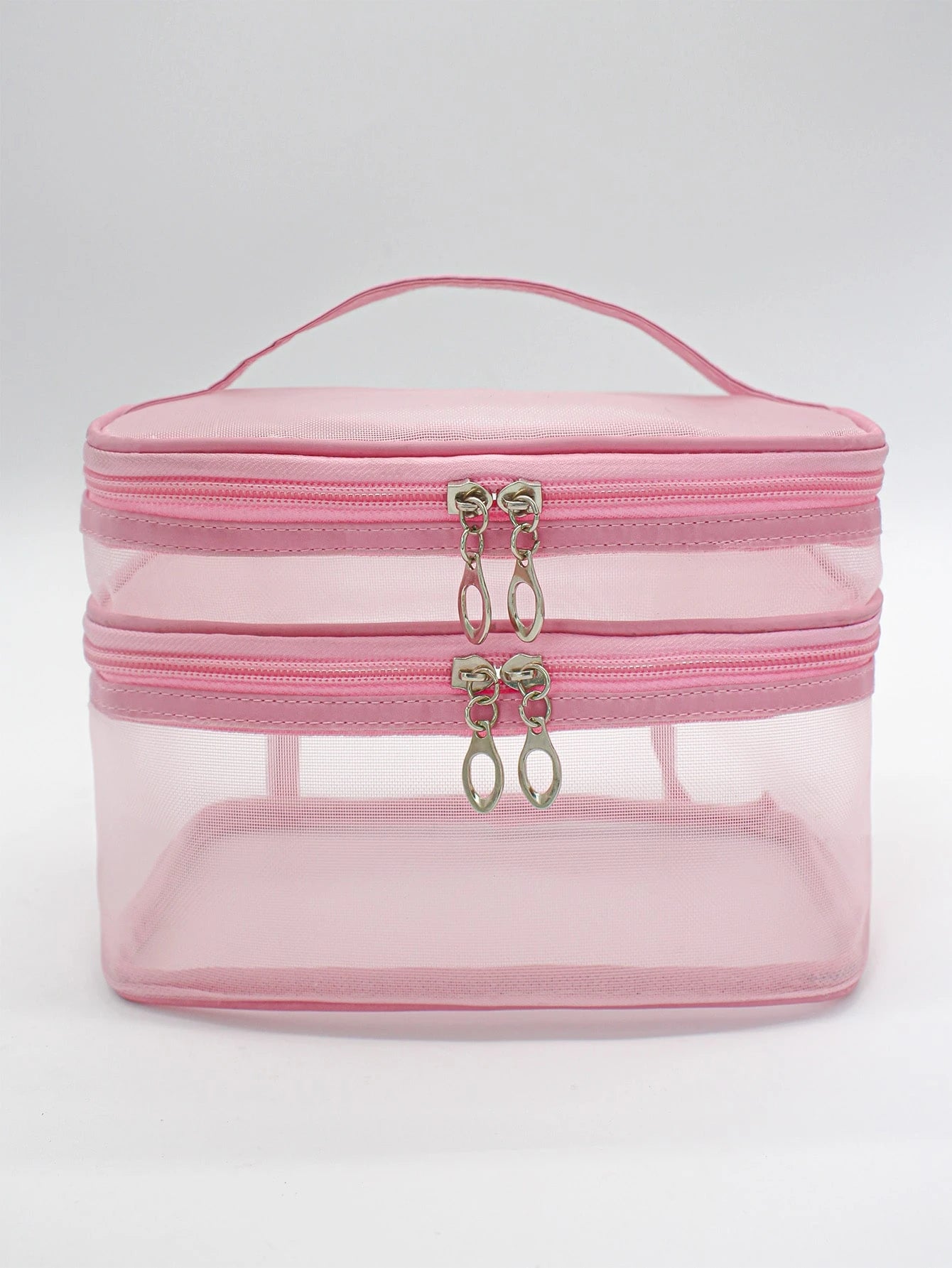 Simple And Fashionable Cosmetic Bag Double Layer Storage Bag