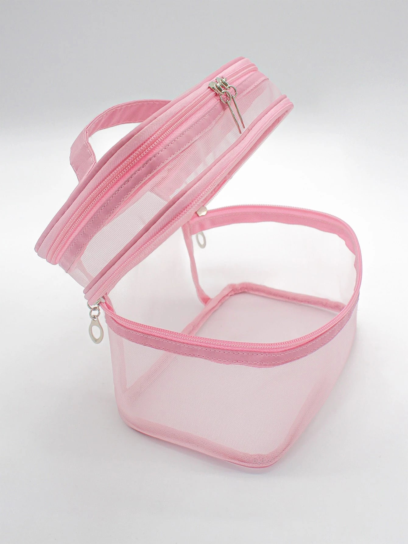 Simple And Fashionable Cosmetic Bag Double Layer Storage Bag