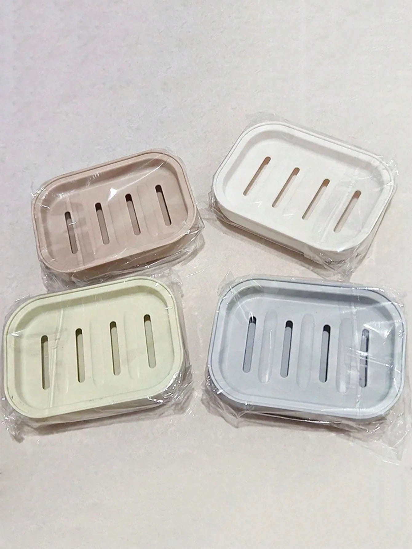 Simple Soap Dish, Draining Soap Tray, Rectangular Plastic Soap Holder, Bathroom Soap Rack, Minimalist Soap Box, Bathroom Accessories, Home & Bathroom Decor, Bathroom Essentials, Soap Holder, Soap Dish