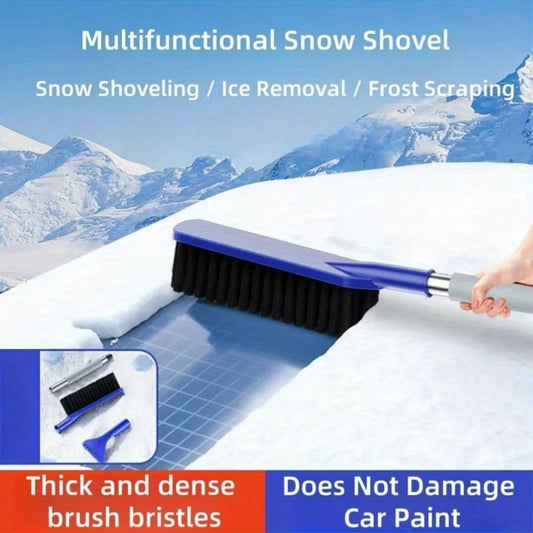 Snow Brush And Ice Scraper, An Ice Scraper For Car Windshields, Detachable Snow Removal Tool, With Ergonomic Foam Handle, Suitable For Sedans, Trucks, SUVs (ABS, PVC Brush)