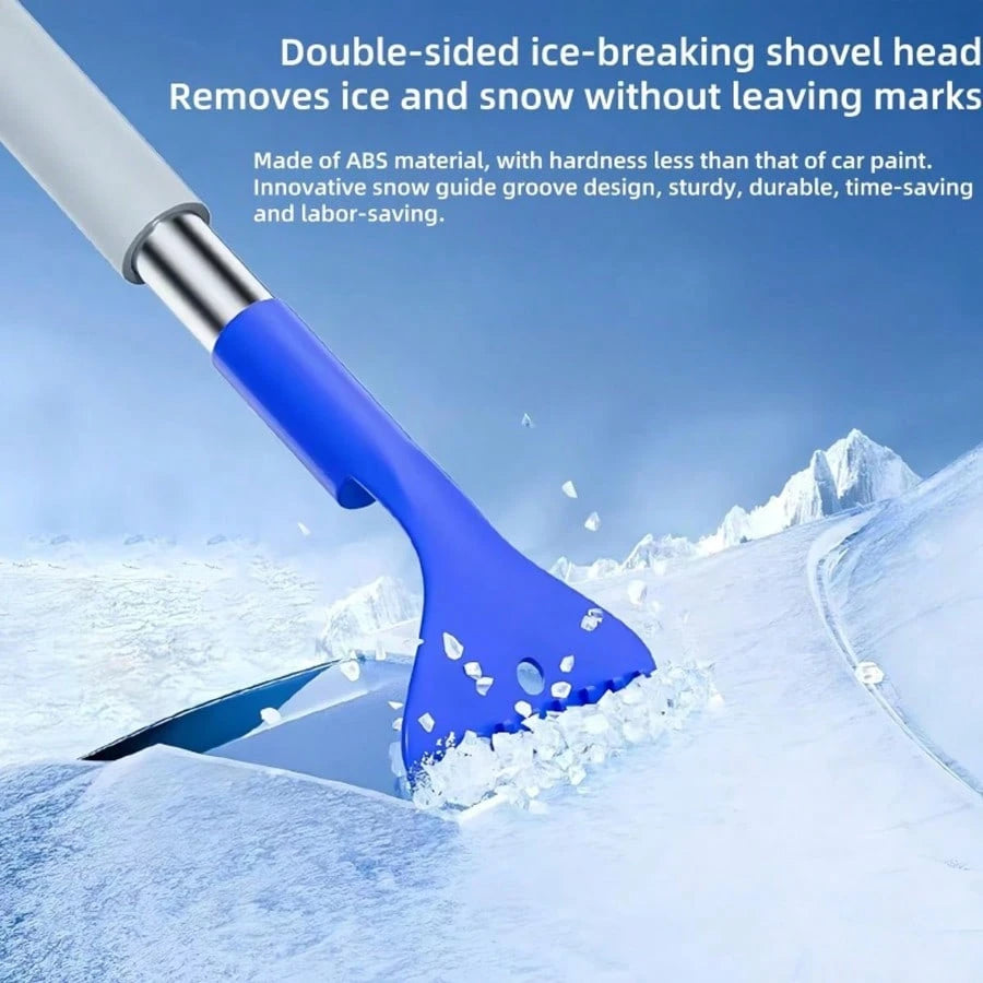 Snow Brush And Ice Scraper, An Ice Scraper For Car Windshields, Detachable Snow Removal Tool, With Ergonomic Foam Handle, Suitable For Sedans, Trucks, SUVs (ABS, PVC Brush)