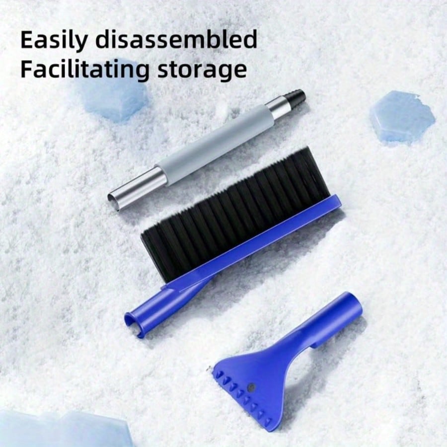 Snow Brush And Ice Scraper, An Ice Scraper For Car Windshields, Detachable Snow Removal Tool, With Ergonomic Foam Handle, Suitable For Sedans, Trucks, SUVs (ABS, PVC Brush)