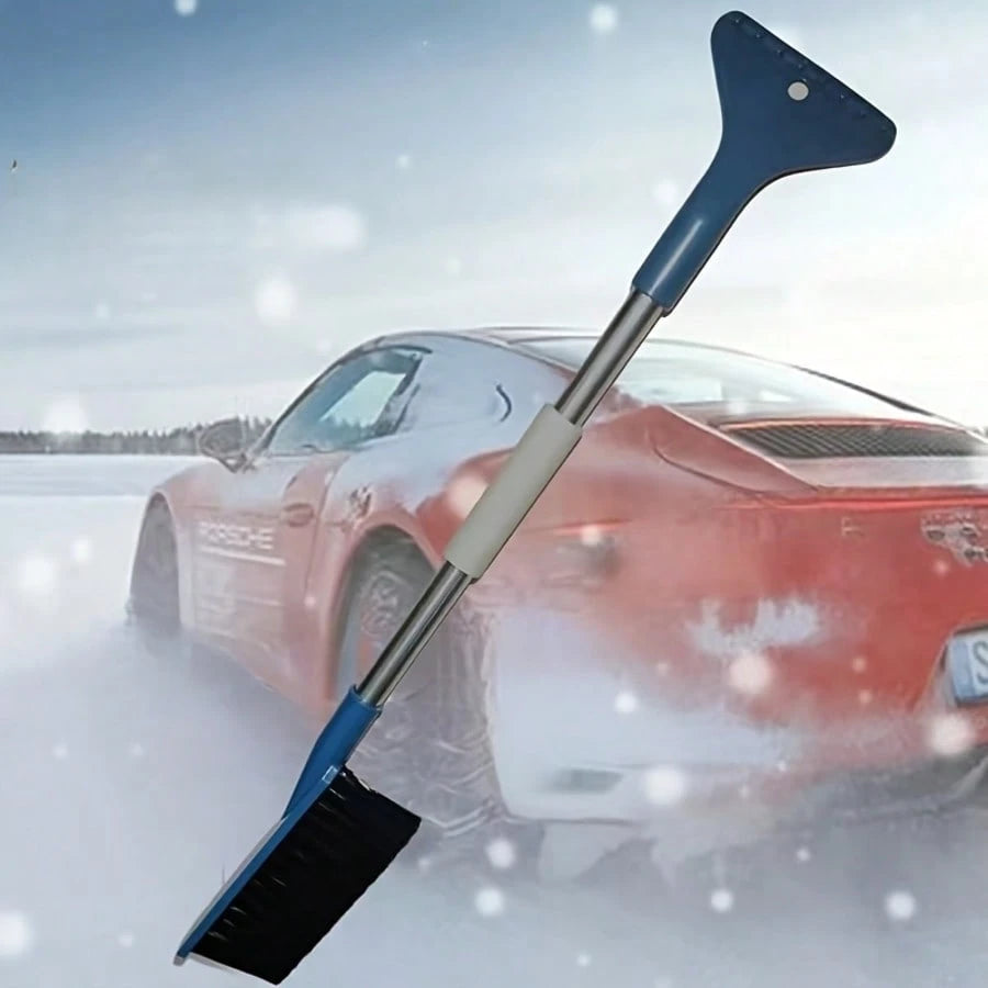 Snow Brush And Ice Scraper, An Ice Scraper For Car Windshields, Detachable Snow Removal Tool, With Ergonomic Foam Handle, Suitable For Sedans, Trucks, SUVs (ABS, PVC Brush)