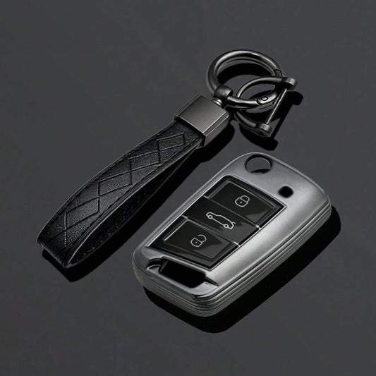 Soft TPU Car Key Cover Shell Fob Holder Protector For Polo Octavia A7 Kodiaq Ateca Leon Golf 7 MK7 VII Tiguan