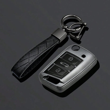 Soft TPU Car Key Cover Shell Fob Holder Protector For Polo Octavia A7 Kodiaq Ateca Leon Golf 7 MK7 VII Tiguan