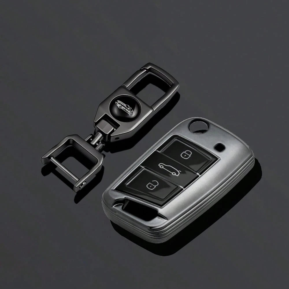 Soft TPU Car Key Cover Shell Fob Holder Protector For Polo Octavia A7 Kodiaq Ateca Leon Golf 7 MK7 VII Tiguan