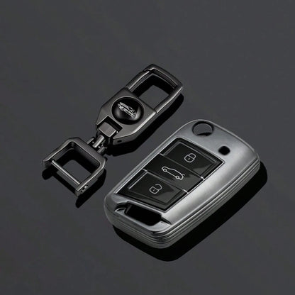 Soft TPU Car Key Cover Shell Fob Holder Protector For Polo Octavia A7 Kodiaq Ateca Leon Golf 7 MK7 VII Tiguan