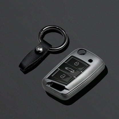 Soft TPU Car Key Cover Shell Fob Holder Protector For Polo Octavia A7 Kodiaq Ateca Leon Golf 7 MK7 VII Tiguan
