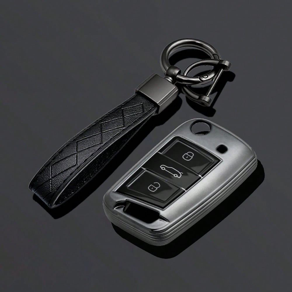 Soft TPU Car Key Cover Shell Fob Holder Protector For Polo Octavia A7 Kodiaq Ateca Leon Golf 7 MK7 VII Tiguan