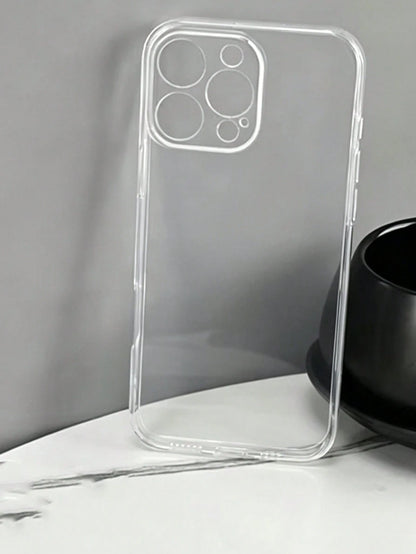 Solid Color Material Silicone Minimalist White Black Blue 3pcs Minimalist Solid Color Phone Cases Precise Holes Straight Edges Thick Anti-Drop Painted Phone Protective Covers International Version Spr