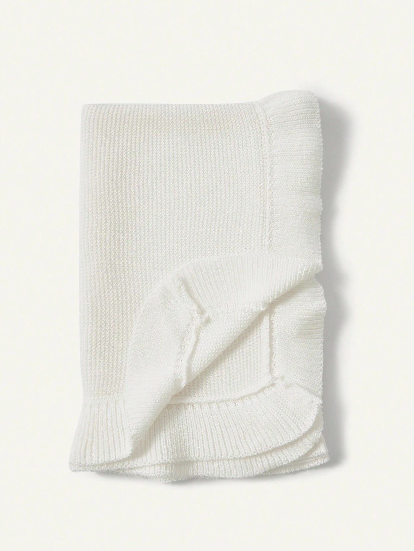 Solid Color Simple & Comfortable Baby Blanket With Lace Love Valentine