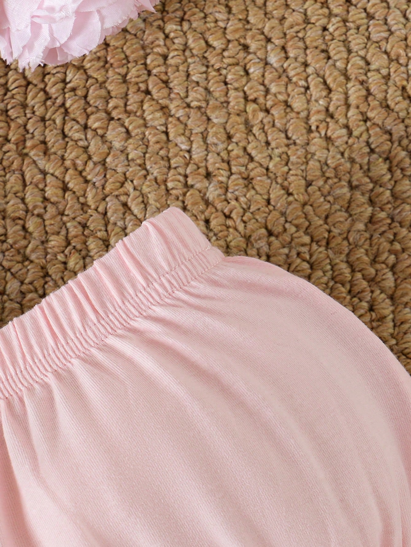 Souflis Souflis 2 Pack Baby Girl Clothes Cute Summer Pink And White Striped Lace Mesh Ruffle Bloomers Shorts Holiday Baby Shower Gift Bottoms