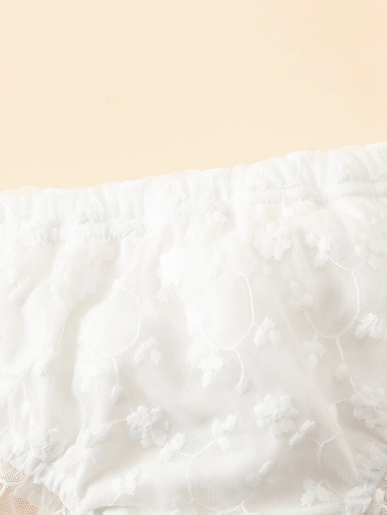 Souflis Souflis Baby Girl White Lace Ruffle Bloomers Bottoms, Baby White Shorts, Baby Underwear, Suitable For Matching With Various, Birthday
