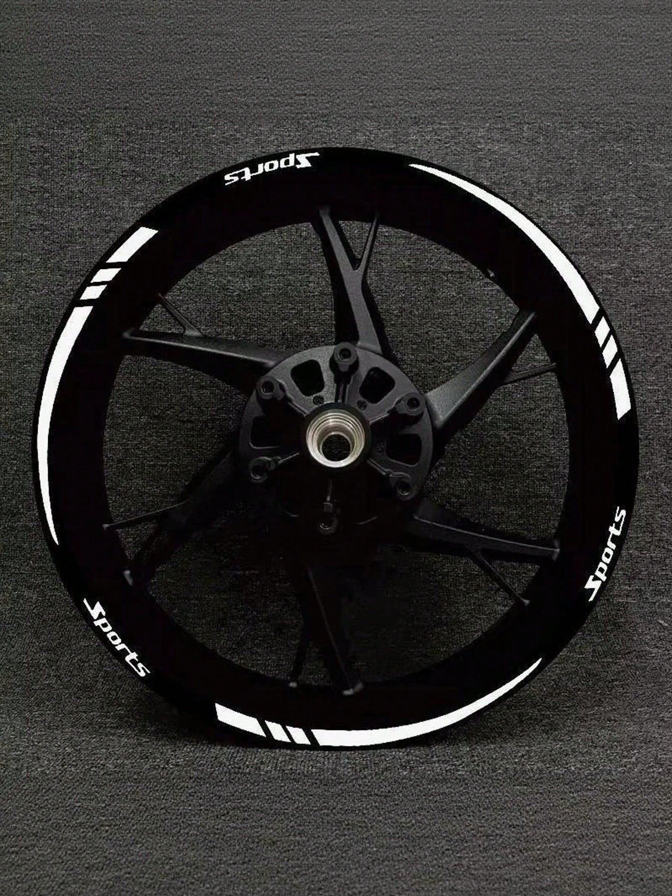 Sports Racing Wheel Rim Stickers, Universal Motorcycle & Car Wheel Rim Decorative Vinyl Stickers, Waterproof Self-Adhesive Flexible Strip Wheel Rim Decor, Multi-Color Options, Suitable For Most Vehicl