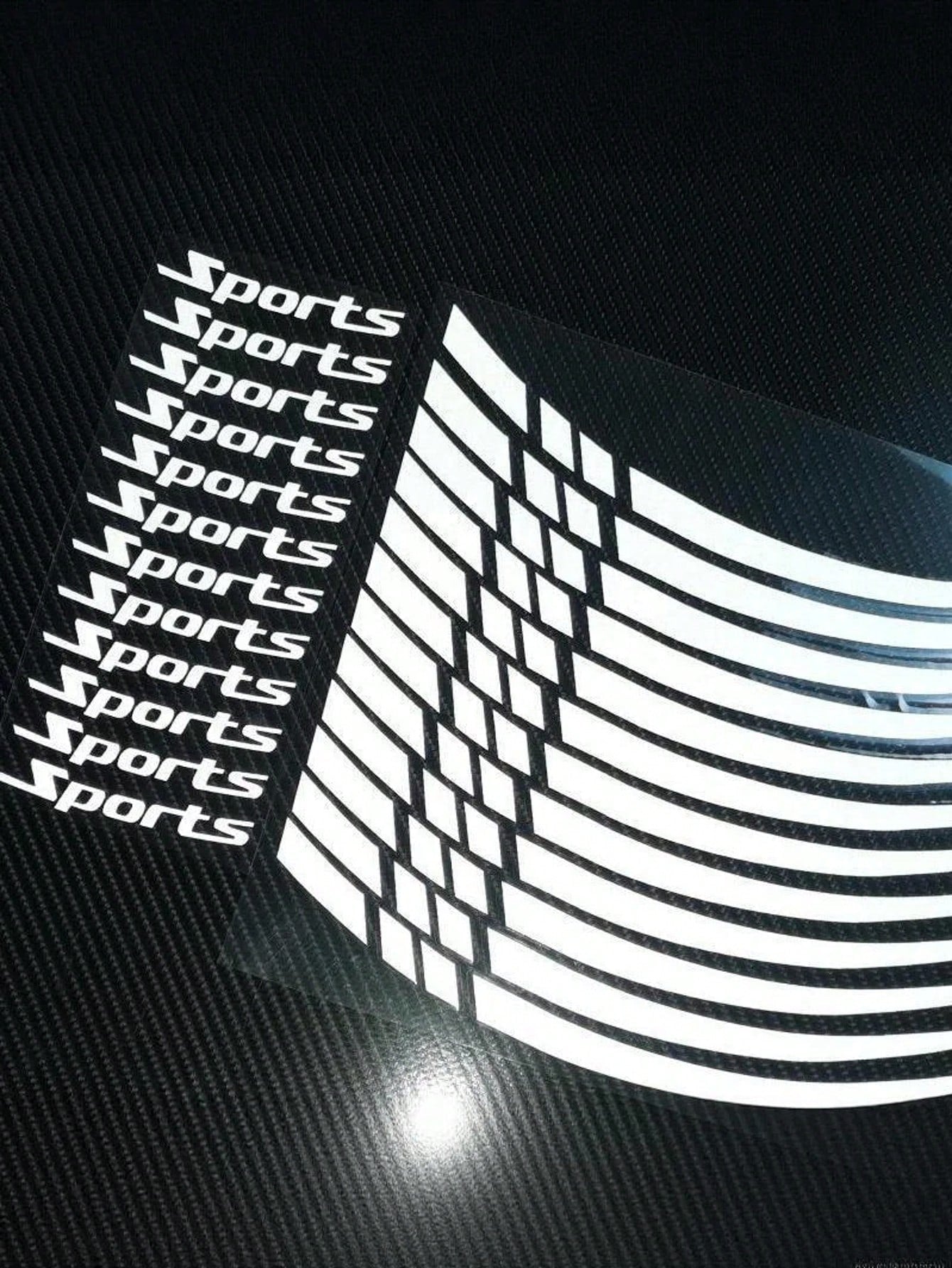 Sports Racing Wheel Rim Stickers, Universal Motorcycle & Car Wheel Rim Decorative Vinyl Stickers, Waterproof Self-Adhesive Flexible Strip Wheel Rim Decor, Multi-Color Options, Suitable For Most Vehicl