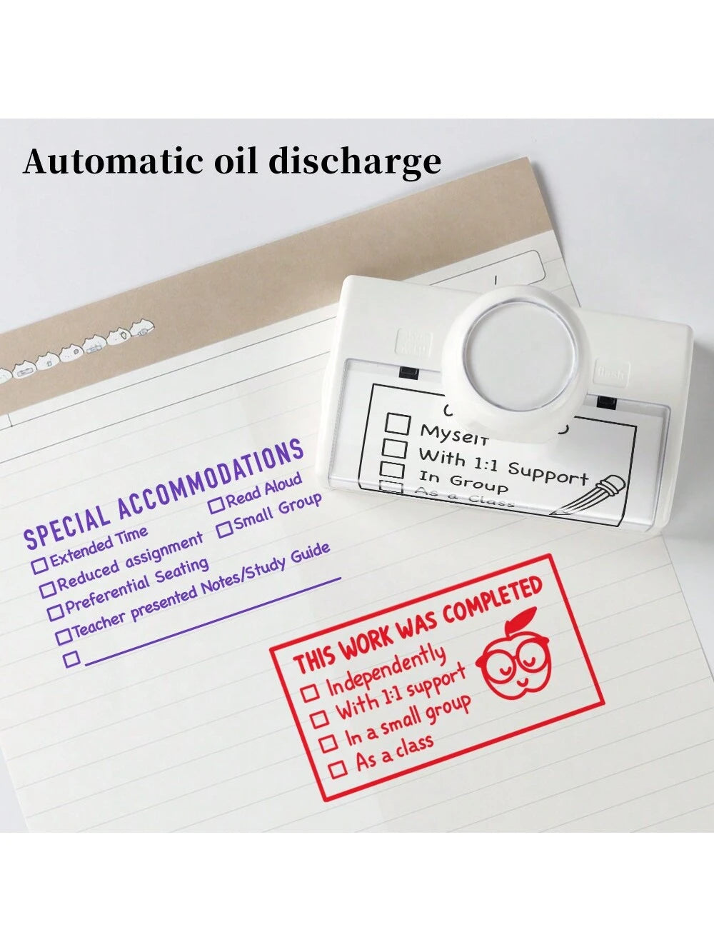 Stamp For Office, Business Use, Reward DIY Stamp, Educational Stamp, School & Office Supplies,Back To School,School Supplies