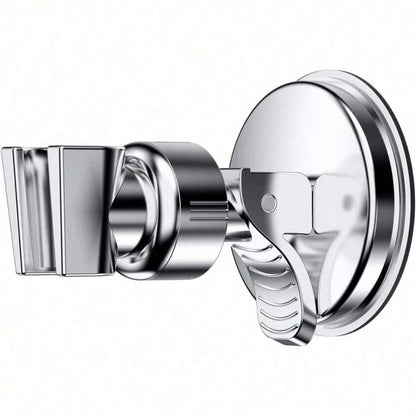 Suction Cup Shower Head Stand, Adjustable Height Stand Without Drilling, Bathroom, Shower, Toilet, Home, Rental House, Adsorption, Nail-Free, Hole-Free, Adjustable, Rotating, Lifting, Anti-Slip, Fixed