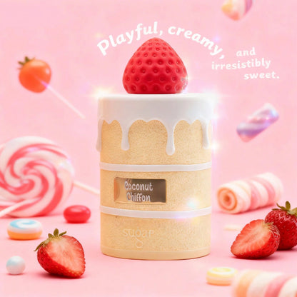 Sugar Coconut Chiffon Perfume| 100ml EDP| Light Airy Tropical Coconut Scent With Jasmine & Vanilla Sugar| Sheer Feminine Fragrance| Long Lasting Soft Summer Perfume.