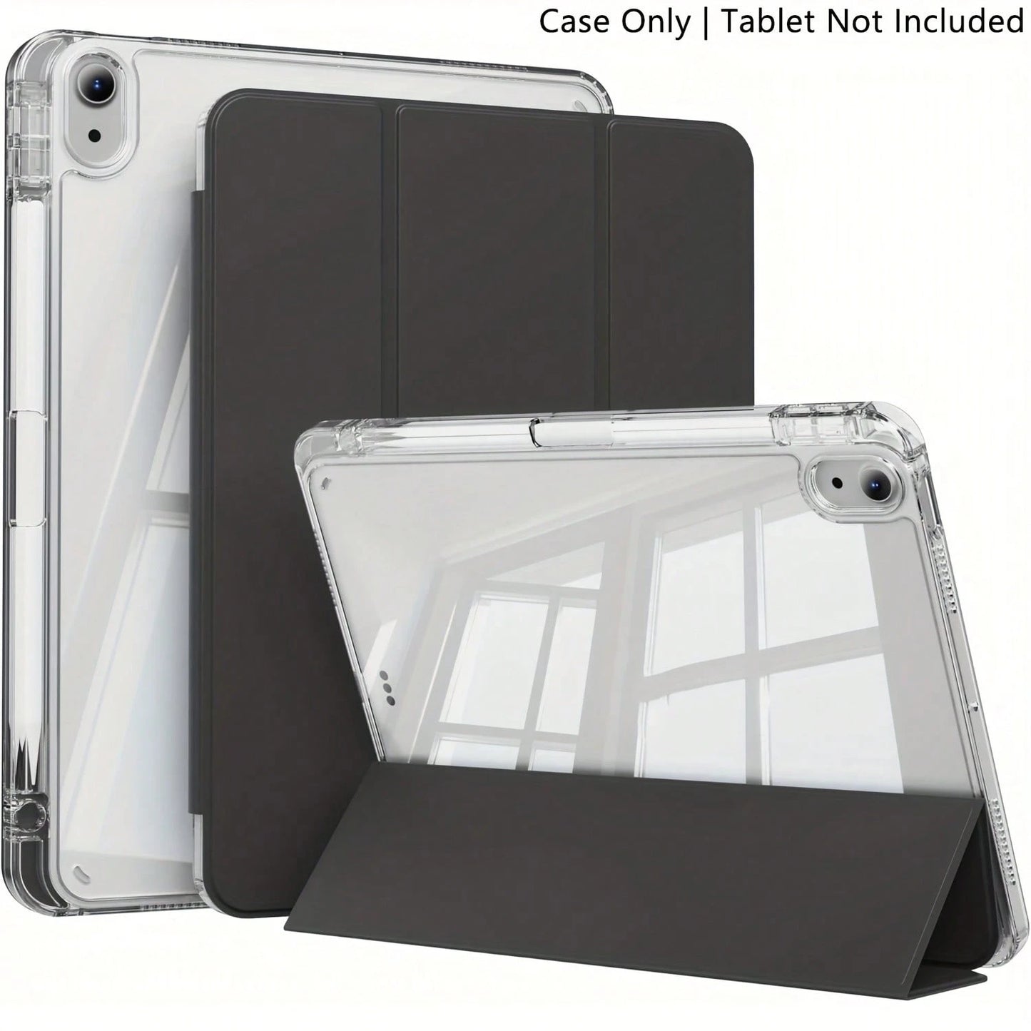 Suitable For IPad 11th Generation 11 Inch 2025 (A16), 10th Generation 9/8/7/6 10.9/10.2/9.7 Inch 2022/2021/2020/2019/2017 Tablet Computer Protective Case, With Pen Slot, Fully Wrapped Protective TPU B