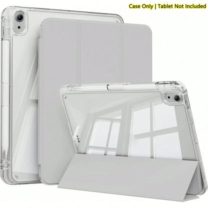 Suitable For IPad 11th Generation 11 Inch 2025 (A16), 10th Generation 9/8/7/6 10.9/10.2/9.7 Inch 2022/2021/2020/2019/2017 Tablet Computer Protective Case, With Pen Slot, Fully Wrapped Protective TPU B