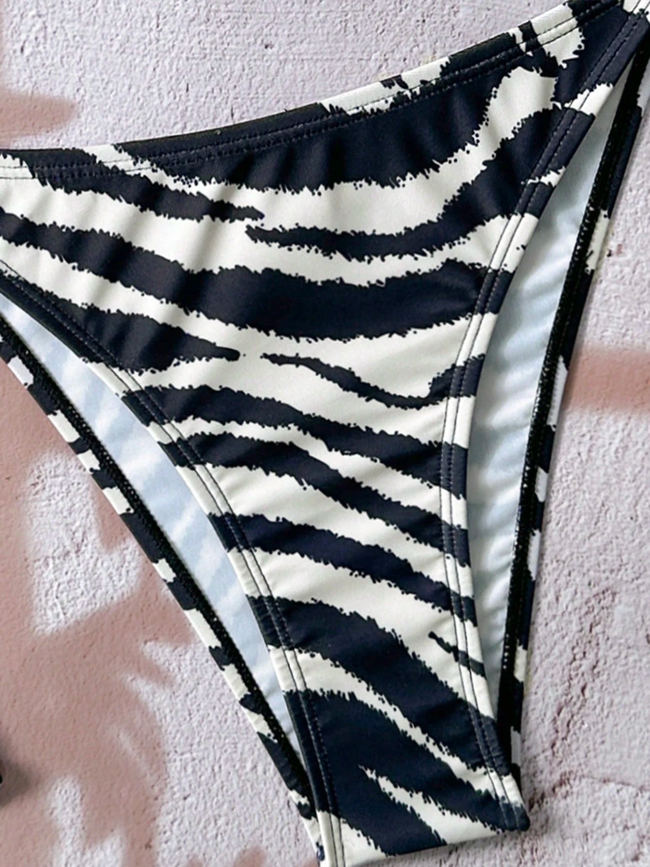 Swim Vcay Women's Zebra Print Swimwear Set For Summer Beach Vacation