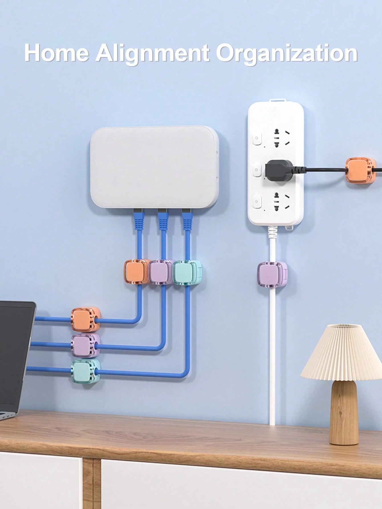 Tangle Free Magnetic Buckle [10pcs/8pcs/4pcs/2pcs] Magnetic Cable Clips Self Adhesive Cable Organizer, Suitable For Desk/Car/Office Made Of Rubber, Can Organize USB/Power Cords Cable Holder For Home