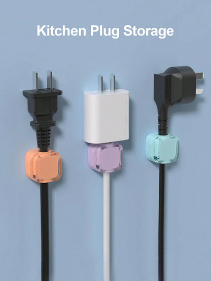 Tangle Free Magnetic Buckle [10pcs/8pcs/4pcs/2pcs] Magnetic Cable Clips Self Adhesive Cable Organizer, Suitable For Desk/Car/Office Made Of Rubber, Can Organize USB/Power Cords Cable Holder For Home