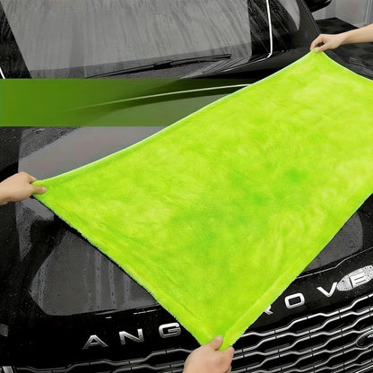 Thickened Extra Large And Small Car Woven Absorbent Towels, Microfiber Car Wash Towels, Double-Sided Design, Super Absorbent And Quick Drying, Scratch-Resistant And No Water Marks, Suitable For Car Pa
