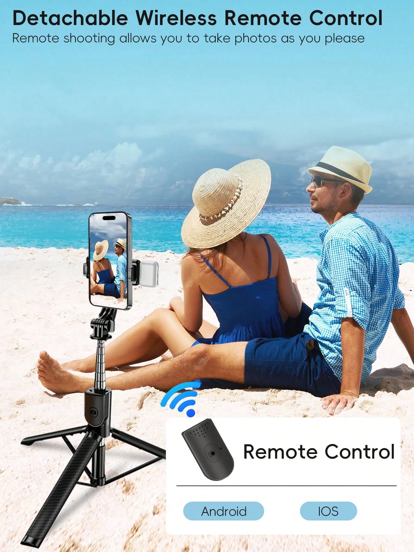 This Latest Model 170cm/69in Bluetooth Remote Control Selfie Stick With Phone Holder And LED Fill Light Is Made Of Alloy Material. It Is Suitable For Video Shooting, Life Recording And Travel. It Is A