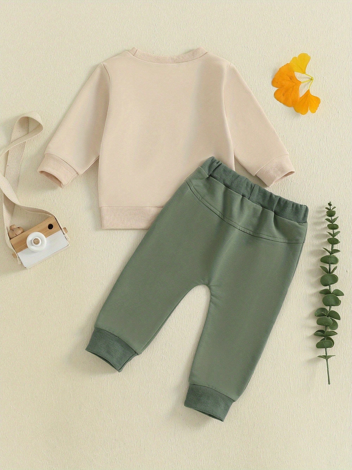 Toddler Baby Boy Clothes Auntie's Lil' Dude Print Long Sleeve Sweatshirt Pullover Top Solid Pants Set Fall Winter Outfit 2Pcs