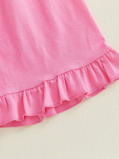 Toddler Girl Back To School Outfit Baby Kids Pencil Plaid T-Shirt Shorts Set Kindergarten Pre-K Outfits