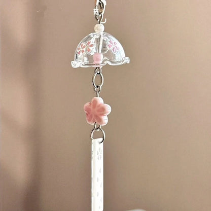 Transparent Jellyfish Phone Charm Star Flower Pendant Girl Style Bell Charm Universal Accessories Suitable For Phone, Bag And Keychain