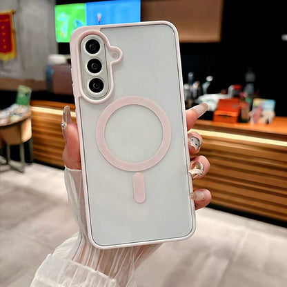Transparent PC Phone Case, Compatible With Galaxy A17 A07 A56 A26 A36 A37 A57 A16 A55 A25 A35 A15 A27 A05 A06 S26Ultra S25Ultra S24Ultra S23Ultra S22Ultra S25 FE S24 S23 S22 Models, Macaron Color Phon