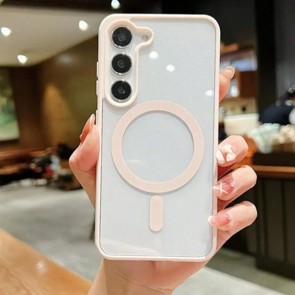 Transparent PC Phone Case, Compatible With Galaxy A17 A07 A56 A26 A36 A37 A57 A16 A55 A25 A35 A15 A27 A05 A06 S26Ultra S25Ultra S24Ultra S23Ultra S22Ultra S25 FE S24 S23 S22 Models, Macaron Color Phon