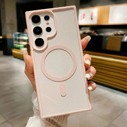 Transparent PC Phone Case, Compatible With Galaxy A17 A07 A56 A26 A36 A37 A57 A16 A55 A25 A35 A15 A27 A05 A06 S26Ultra S25Ultra S24Ultra S23Ultra S22Ultra S25 FE S24 S23 S22 Models, Macaron Color Phon