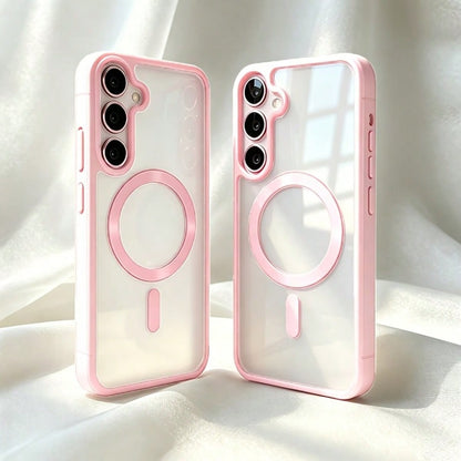Transparent PC Phone Case, Compatible With Galaxy A17 A07 A56 A26 A36 A37 A57 A16 A55 A25 A35 A15 A27 A05 A06 S26Ultra S25Ultra S24Ultra S23Ultra S22Ultra S25 FE S24 S23 S22 Models, Macaron Color Phon