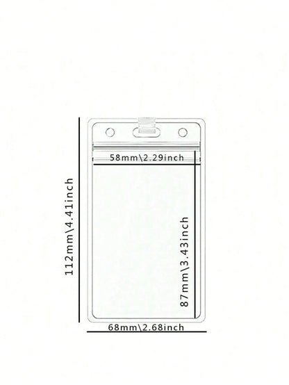 Transparent Plastic Protective Card Holder, Suitable For Bus Card, Bank Card, Universal Card Slot, Card Case, Card Wallet, Business Card Holder, Credit Card Holder, ID Card Holder, Unisex Card Holder