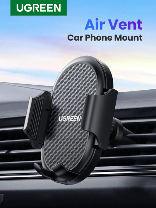 UGREEN Air Vent Car Phone Mount 360º Rotation Phone Holder 4.7-7.2'' Phone Stand Compatible With Iphone Xiao Mi OPPO