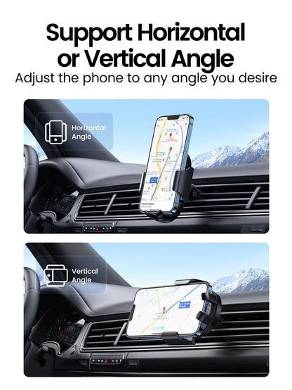 UGREEN Air Vent Car Phone Mount 360º Rotation Phone Holder 4.7-7.2'' Phone Stand Compatible With Iphone Xiao Mi OPPO