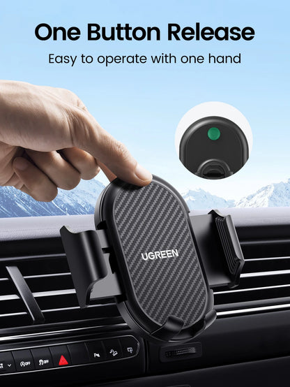 UGREEN Air Vent Car Phone Mount 360º Rotation Phone Holder 4.7-7.2'' Phone Stand Compatible With Iphone Xiao Mi OPPO