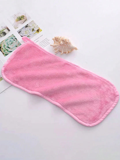 Ultra-Fine Microfiber Absorbent Makeup Remover Cloth, Flannel Slouchy Water-Based Cleansing Makeup Remover Towel