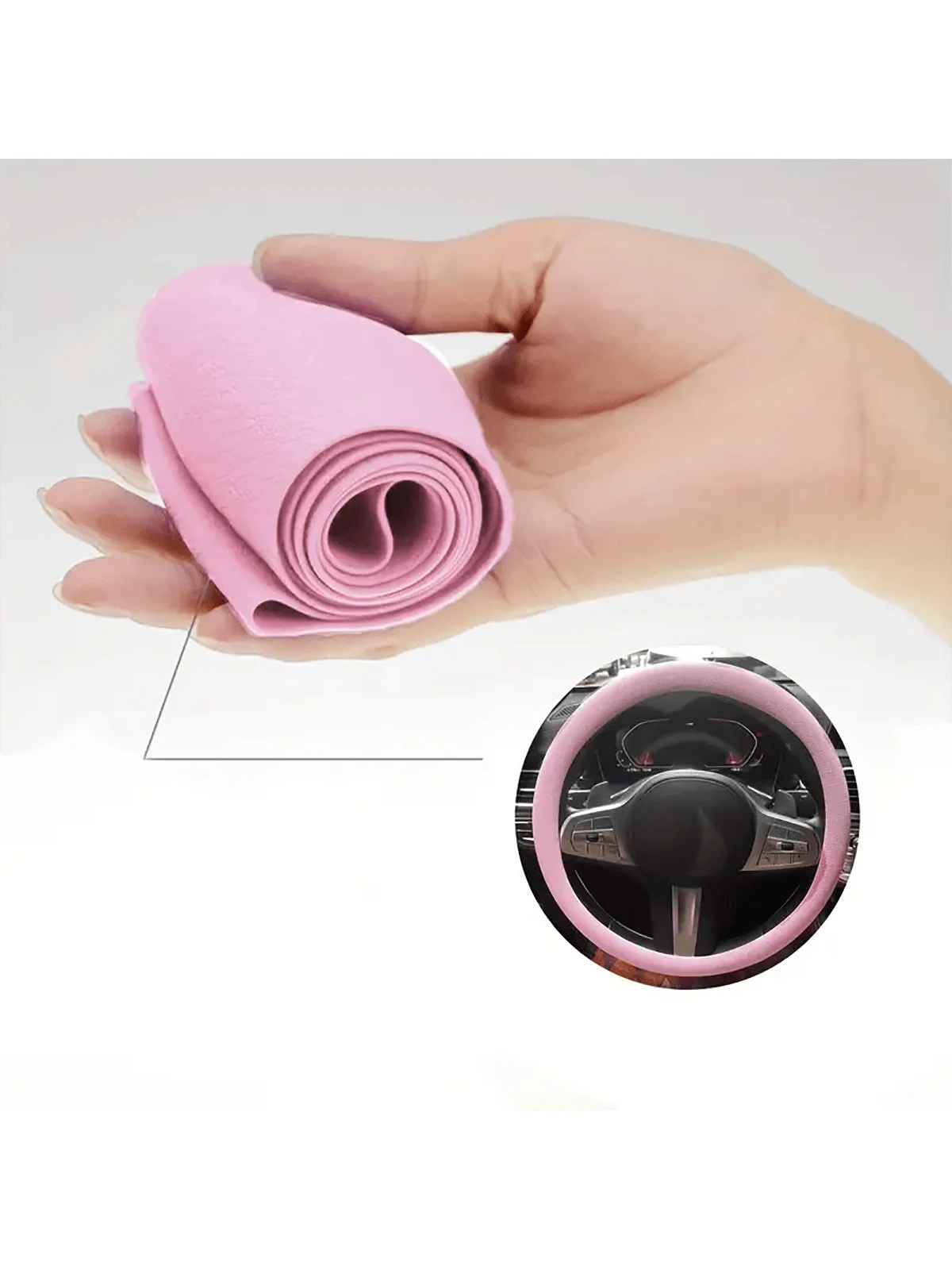 Ultra-Thin Anti-Slip Car Steering Wheel Protective Cover, Silicone Steering Wheel Cover, Universal Steering Wheel Cover, Car Steering Wheel Protective Cover