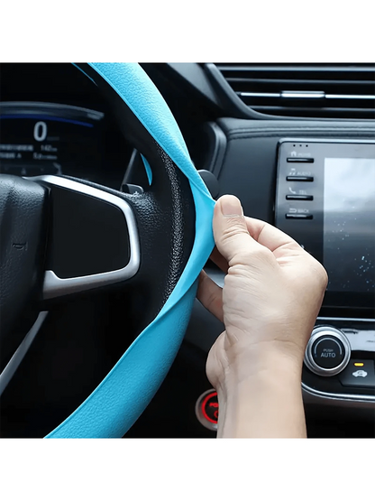 Ultra-Thin Anti-Slip Car Steering Wheel Protective Cover, Silicone Steering Wheel Cover, Universal Steering Wheel Cover, Car Steering Wheel Protective Cover