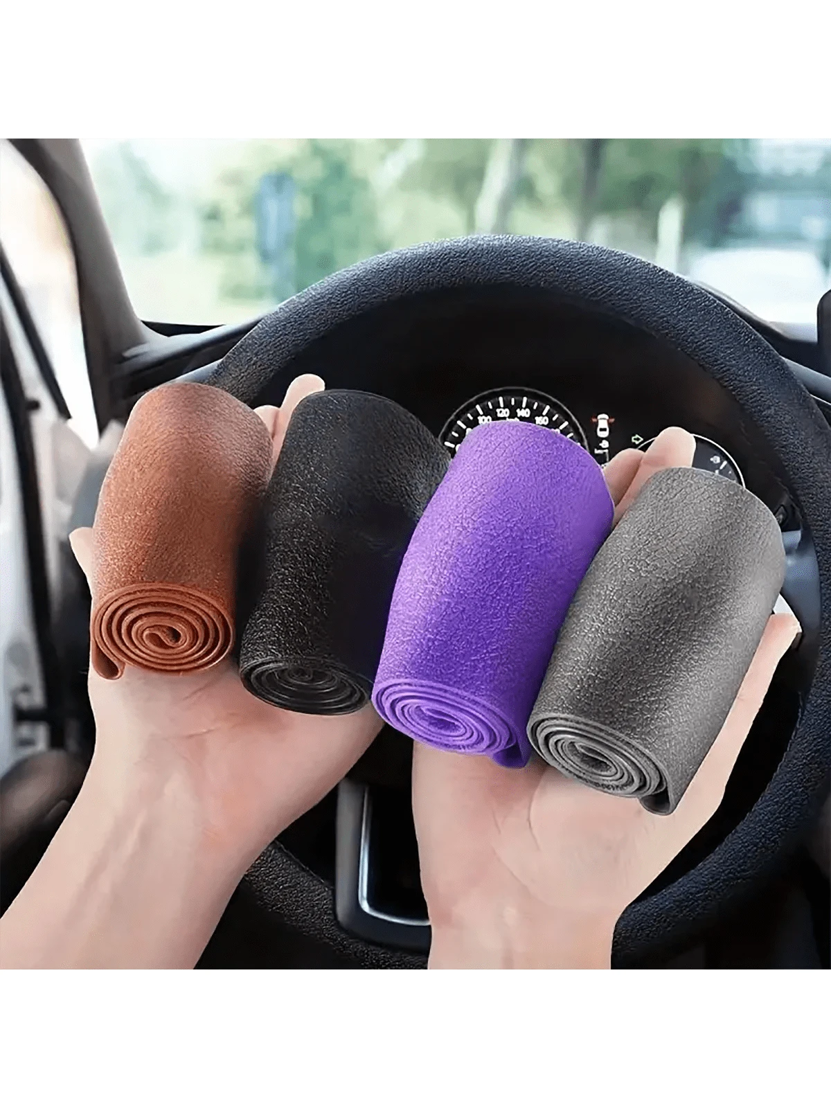 Ultra-Thin Anti-Slip Car Steering Wheel Protective Cover, Silicone Steering Wheel Cover, Universal Steering Wheel Cover, Car Steering Wheel Protective Cover