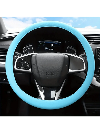 Ultra-Thin Anti-Slip Car Steering Wheel Protective Cover, Silicone Steering Wheel Cover, Universal Steering Wheel Cover, Car Steering Wheel Protective Cover