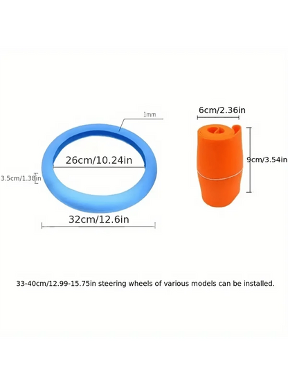 Ultra-Thin Anti-Slip Car Steering Wheel Protective Cover, Silicone Steering Wheel Cover, Universal Steering Wheel Cover, Car Steering Wheel Protective Cover